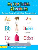 My First Turkish Alphabets Picture Book with English Translations: Teach & Learn Basic Turkish words for Children, #1
