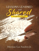 LESSONS LEARNED and SHARED: A Collections of Poems