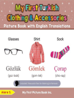 My First Turkish Clothing & Accessories Picture Book with English Translations: Teach & Learn Basic Turkish words for Children, #9