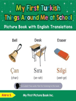 My First Turkish Things Around Me at School Picture Book with English Translations