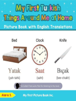 My First Turkish Things Around Me at Home Picture Book with English Translations: Teach & Learn Basic Turkish words for Children, #13