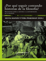 ¿Por qué seguir contando historias de la filosofía?