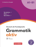 Grammatik aktiv - Deutsch als Fremdsprache - 2. aktualisierte Ausgabe - A1-B1: Verstehen, Üben, Sprechen - Übungsgrammatik - Inkl. PagePlayer-App