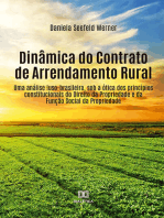 Dinâmica do Contrato de Arrendamento Rural: uma análise luso-brasileira, sob a ótica dos princípios constitucionais do Direito da Propriedade e da Função Social da Propriedade