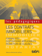 Les contrats immobiliers - 2e édition: Formalités et rédaction des clauses
