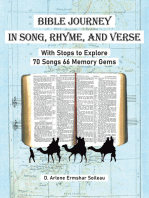 Bible Journey In Song, Rhyme, and Verse: With Stops to Explore 70 Songs 66 Memory Gems