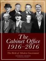 The Cabinet Office, 1916–2018