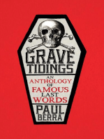 Grave Tidings: An Anthology of Famous Last Words