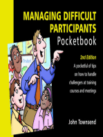 Managing Difficult Participants Pocketbook: 2nd Edition