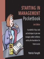 Starting in Management Pocketbook