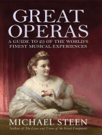 Great Operas: A Guide to Twenty-Five of the World's Finest Musical Experiences