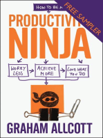 How to be a Productivity Ninja - FREE SAMPLER: Worry Less, Achieve More and Love What You Do