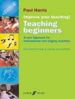 Improve your teaching! Teaching Beginners: A New Approach for Instrumental and Singing Teachers