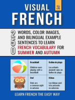Visual French 2 - Summer and Autumn - 250 Words, 250 Images, and 250 Examples Sentences to Learn French the Easy Way: Visual French, #2