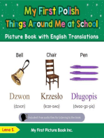 My First Polish Things Around Me at School Picture Book with English Translations