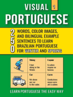 Visual Portuguese 1 - 250 Words, Color Images and Bilingual Examples Sentences to Learn Brazilian Portuguese Vocabulary for Winter and Spring