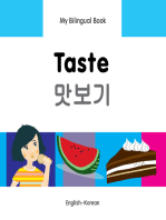 My Bilingual Book–Taste (English–Korean)