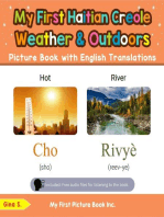 My First Haitian Creole Weather & Outdoors Picture Book with English Translations