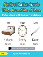 My First Haitian Creole Things Around Me at Home Picture Book with English Translations