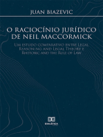 O raciocínio jurídico de Neil MacCormick: um estudo comparativo entre Legal Reasoning and Legal Theory e Rhetoric and the Rule of Law