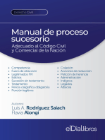 Manual de proceso sucesorio: Adecuado al Código Civil y Comercial de la Nación