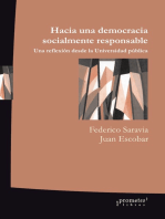 Hacia una democracia socialmente responsable: Una reflexión desde la universidad pública