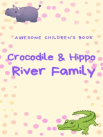 The Crocodile and Hippo River Family