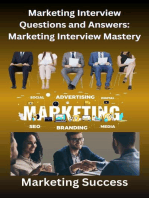 Marketing Interview Questions and Answers: Marketing Interview Mastery