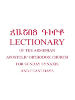 Lectionary of the Armenian Apostolic Orthodox Church