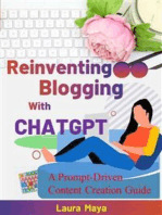 Reinventing Blogging with ChatGPT