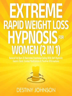 Extreme Rapid Weight Loss Hypnosis For Women (2 in 1): Natural Fat Burn & Overcome Emotional Eating With Self-Hypnotic Gastric Band, Guided Meditations & Positive Affirmations
