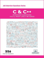 C & C++ Interview Questions You'll Most Likely Be Asked: Job Interview Questions Series