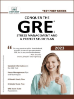 Conquer the GRE®: Stress Management and a Perfect Study Plan: Test Prep Series