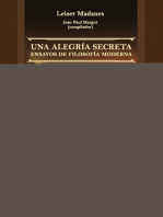 Una Alegría Secreta: Ensayos de Filosofía Moderna