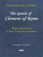 The Epistle of Clement of Rome: Perhaps the oldest Christian writing outside the New Testament