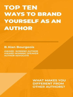 Top Ten Ways to Brand Yourself as an Author: Top Ten Series