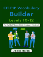 CELPIP Vocabulary Builder, Levels 10-12: Ace the CELPIP Exam with this Vocabulary Workbook