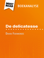 De delicatesse van David Foenkinos (Boekanalyse)