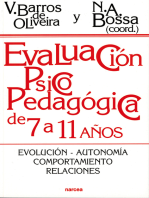 Evaluación psicopedagógica de 7 a 11 años: Evolución. Autonomía. Comportamiento. Relaciones