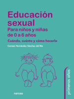 Educación sexual para niños y niñas de 0 a 6 años: Cuándo, cuánto y cómo hacerlo
