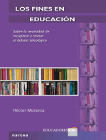 Los fines en educación: Sobre la necesidad de recuperar y revisar el debate teleológico