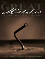 The Great Mistakes of Australian History