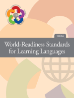 World-Readiness Standards (General) + Language-specific document (YORUBA)