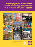 Las pedagogías de la comunidad a través de investigaciones locales en el contexto urbano de Bogotá