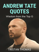 Andrew Tate Quotes: Wisdom from the Top G