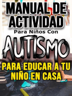 Manual de Actividad Para Niños Con Autismo Para Educar a Tu niño en Casa