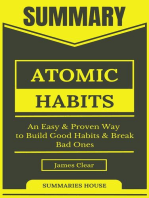 Summary Atomic Habits - an Easy & Proven Way to Build Good Habits & Break Bad Ones By James Clear