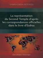 La représentation du Second Temple à travers les correspondances officielles dans le livre d’Esdras: Une analyse rhétorique