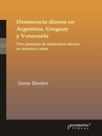 Democracia directa en Argentina, Uruguay y Venezuela: Tres ejemplos de democracia directa en América Latina