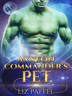 Axxeon Commander’s Pet: A Sci Fi Romance